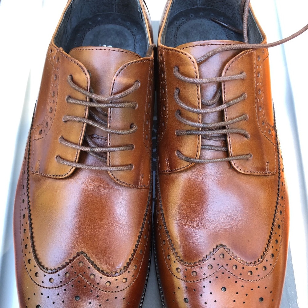 Stacy Adams Wingtip Brogue Oxford Dress Shoes